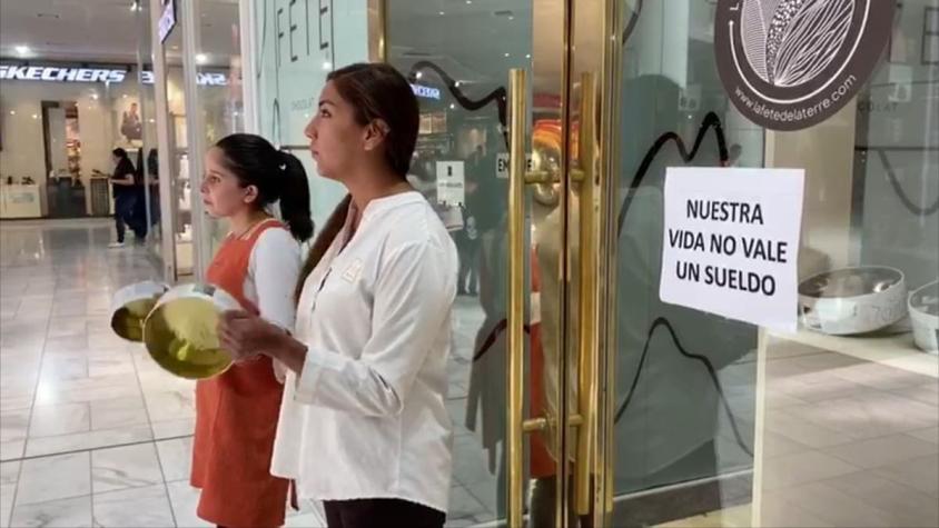 [VIDEO] Alcaldes logran cuerdo para cerrar centros comerciales tras manifestaciones de trabajadores