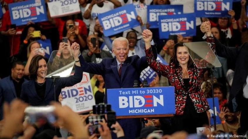 Biden se perfila como rival de Trump tras ganar primarias en otros tres estados