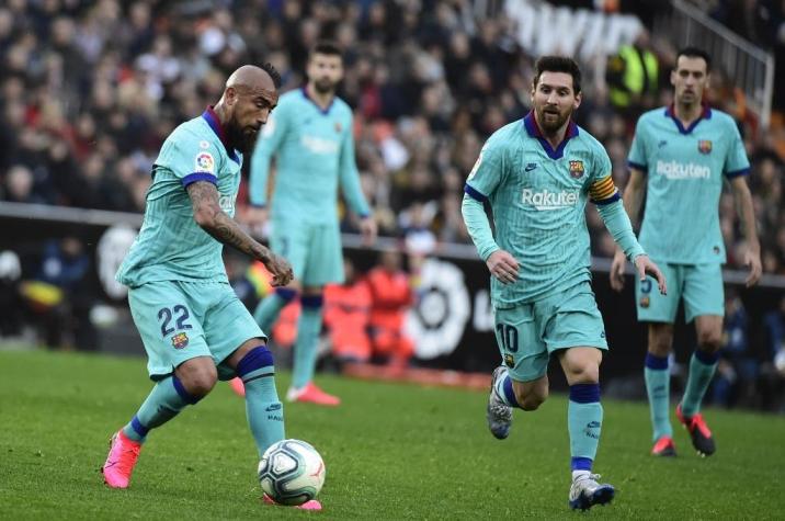 Arturo Vidal se luce y lleva a otro nivel el reto más popular entre futbolistas (y desafía a Messi)