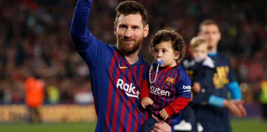 "¿Hiciste abdominales hoy?": El tierno video de Messi entrenando con su hijo en cuarentena