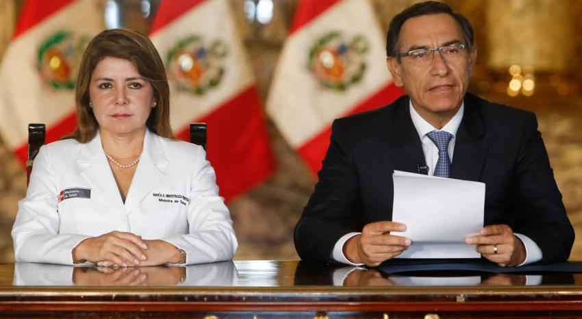 Presidente de Perú anuncia salida de la ministra de Salud en medio de la crisis por el coronavirus