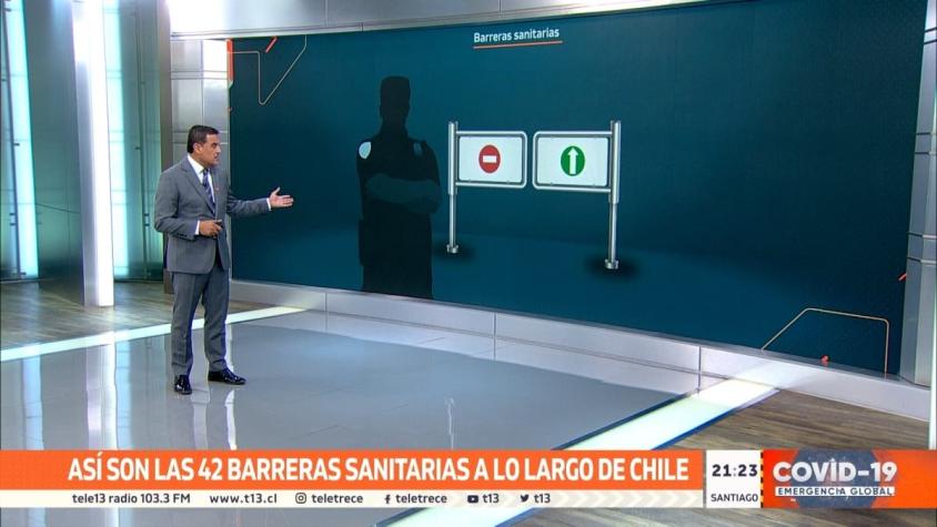 [VIDEO] Así son las 42 barreras sanitarias a lo largo de Chile
