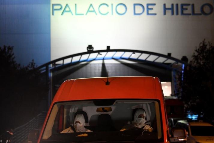 Pista de hielo de un centro comercial de Madrid está siendo utilizada como morgue por el coronavirus