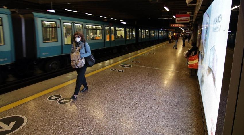 Metro tiene a siete trabajadores contagiados de coronavirus y 87 están en cuarentena preventiva
