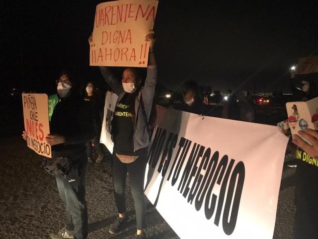 Alcalde de Arica encabeza protestas para exigir el cierre de la frontera ante crisis por coronavirus