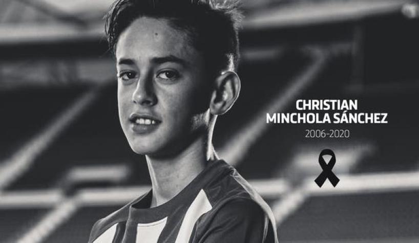 Tragedia en el Atlético de Madrid: Muere Christian Minchola, juvenil de 14 años y promesa del club