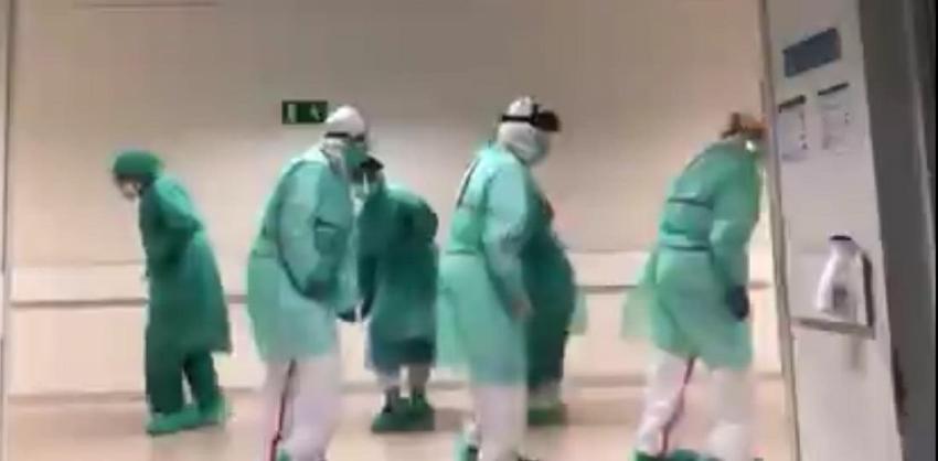 El divertido video que compartió Alejandro Sanz de un grupo de médicos que combaten el coronavirus