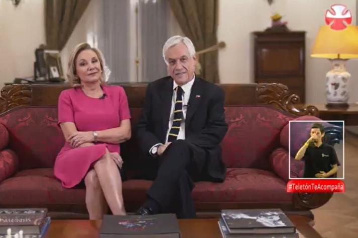 [VIDEO] Sebastián Piñera y Cecilia Morel hacen un llamado a cooperar con la Teletón