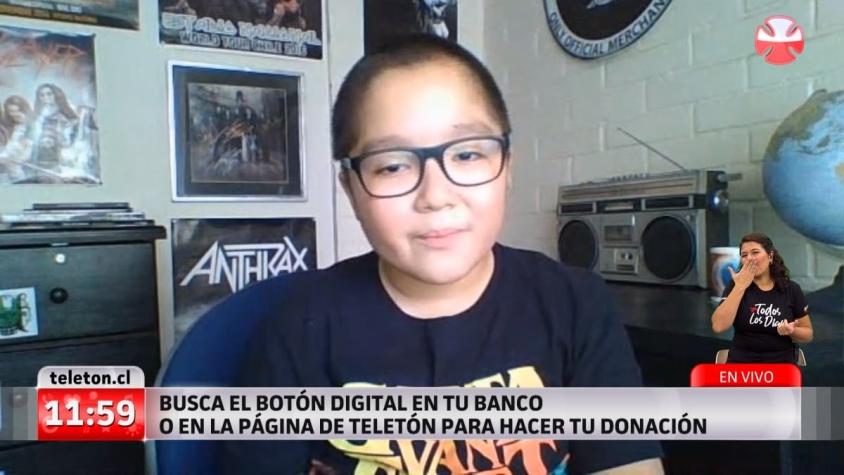 El conmovedor mensaje de Matías Torres, el niño embajador de la Teletón del 2014