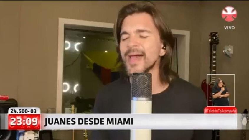 [VIDEO] Juanes interpretó una emotiva versión en vivo de “Volverte a Ver”