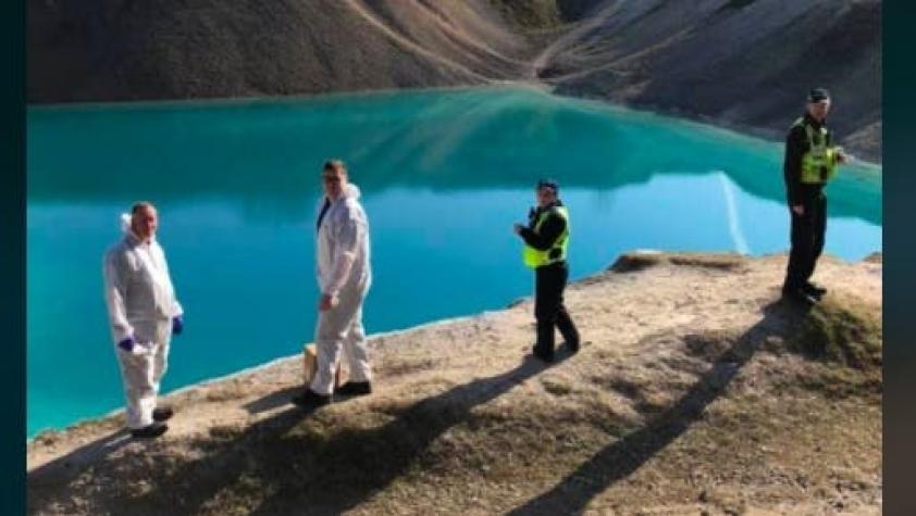 Autoridades afearon laguna con aguas turquesas para evitar que turistas la visiten en cuarentena
