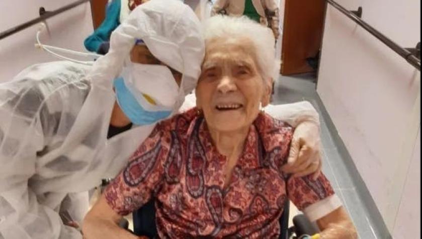 La anciana de 104 años que superó la gripe española y ahora se curó del coronavirus