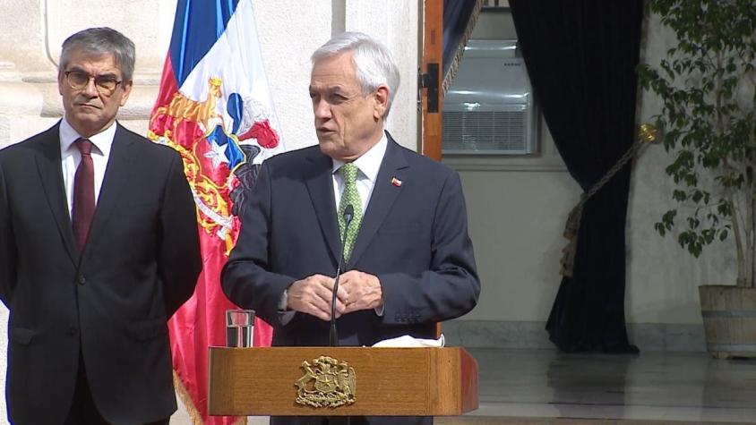 [VIDEO] Presidente Piñera anuncia nuevas medidas económicas
