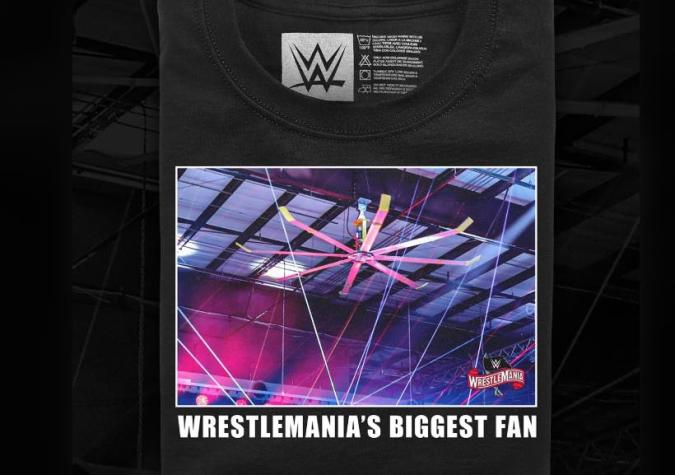 Les juro que es verdad: WWE vende camiseta dedicada a un ventilador