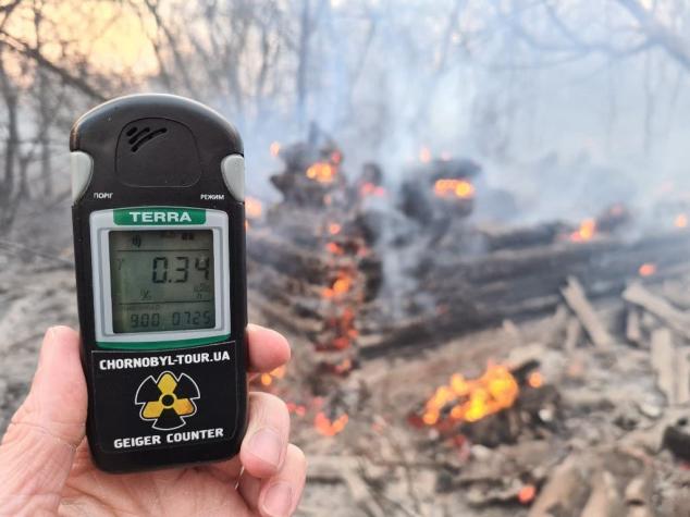 Incendios reactivan radiación en Chernobyl y pone en alerta a las autoridades