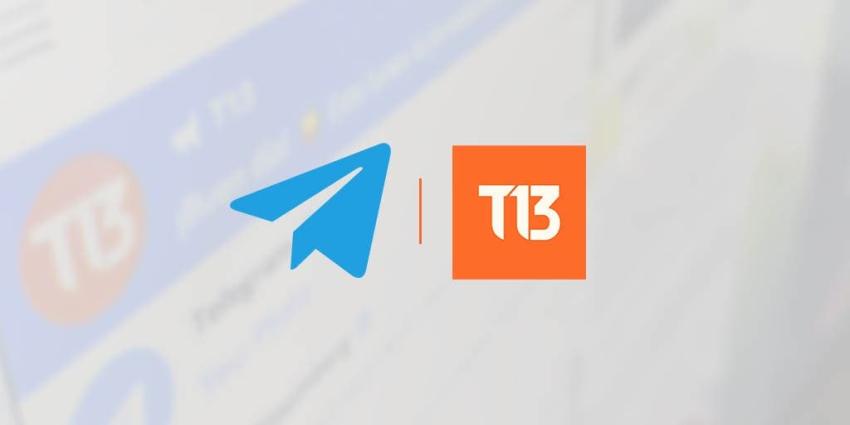 T13 estrena su canal en Telegram