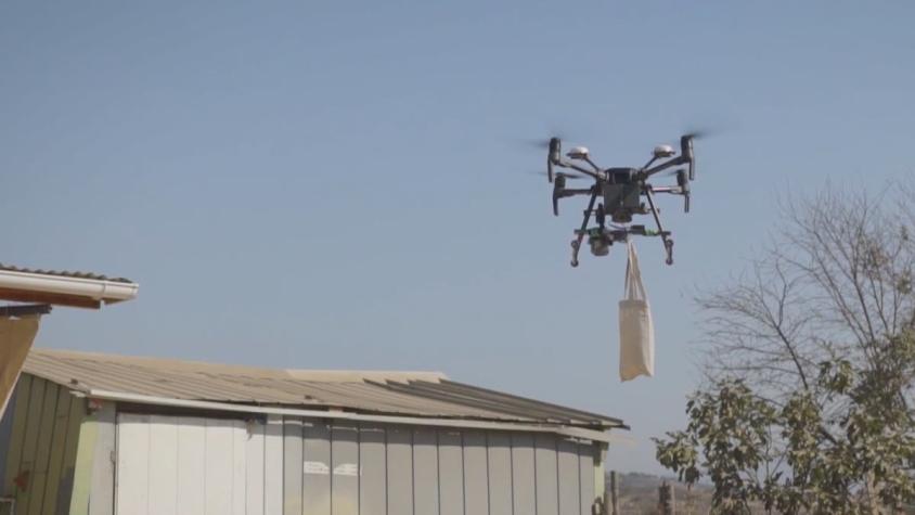 [VIDEO] Coronavirus: Usan drones para sanitizar espacios y entregar medicamentos