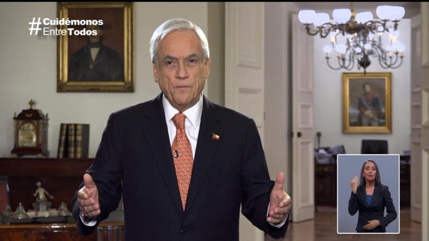 [VIDEO] Piñera confirma postergación de regreso a clases y asegura que habrá "profunda recesión"