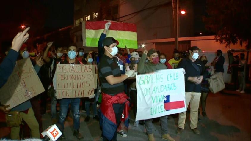 [VIDEO] Bolivianos varados en Santiago viajarán a Iquique