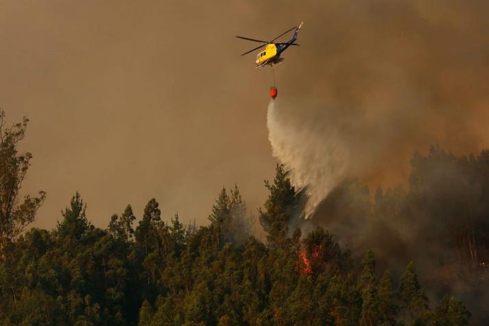Cartel del fuego: FNE acusa por colusión a 3 empresas de helicópteros para el combate de incendios