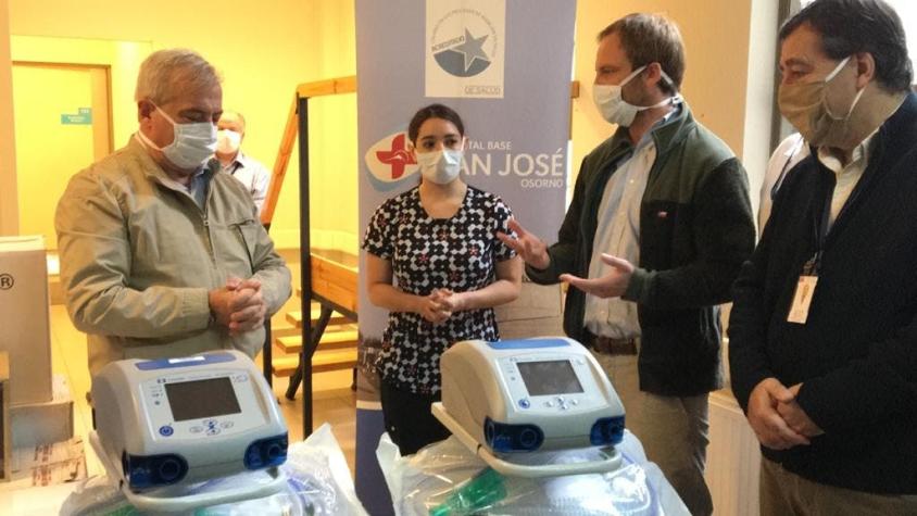 [VIDEO] Mañalich encabeza entrega de ventiladores mecánicos en el Hospital Base de Osorno