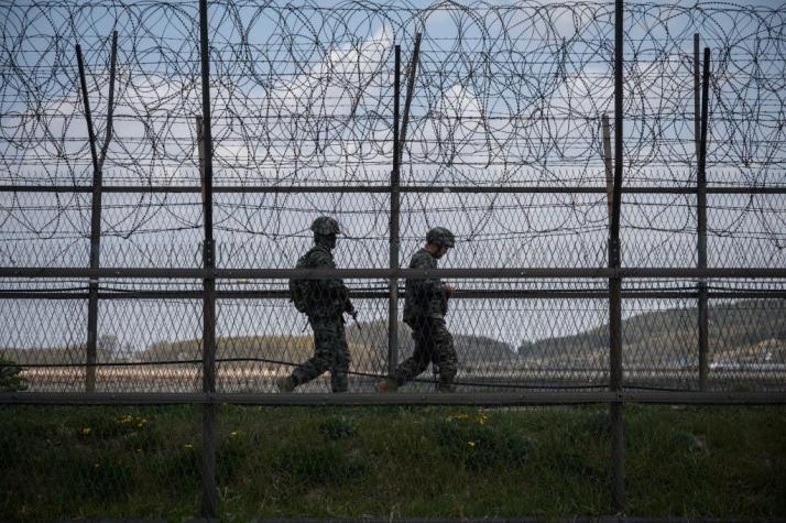 Intercambian disparos en frontera entre ambas Coreas