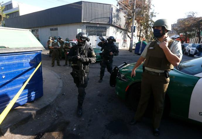 Sujeto que protagonizó operativo policial en banco de Independencia se dio a la fuga