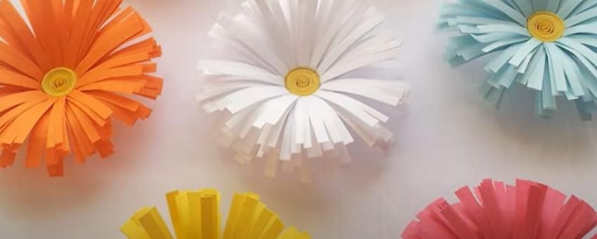 Manualidades y tendencias: Flores de papel fáciles