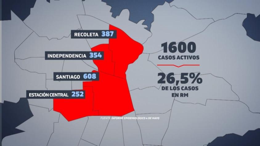 [VIDEO] "Zona roja" en la región Metropolitana: Aquí se concentran los casos de COVID-19