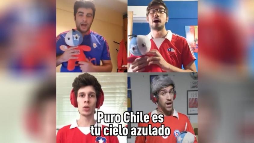 [VIDEO] Los Displiscentes cantaron el himno de Chile tras perder partido de FIFA