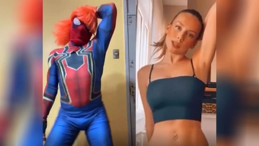 [VIDEO] "¿Spidester o Sensualexposito?": Sensual Spiderman la rompe imitando baile de Ester Expósito