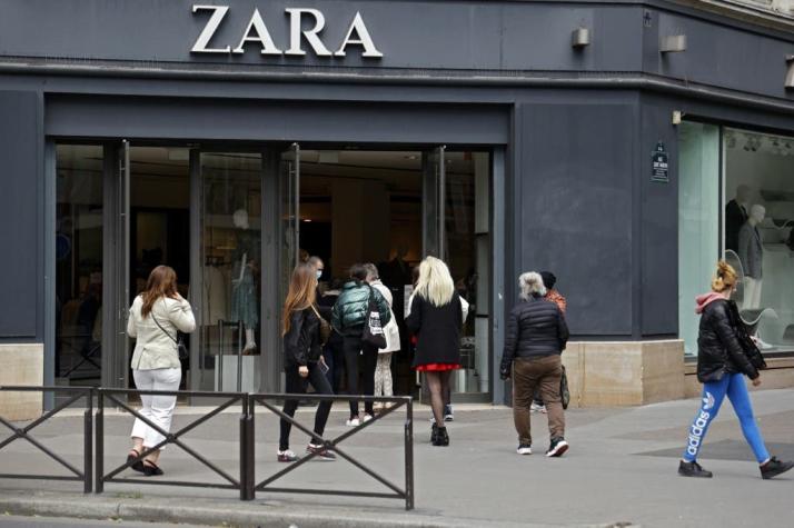 Reconocida tienda de modas genera largas filas en el primer día de desconfinamiento en Francia