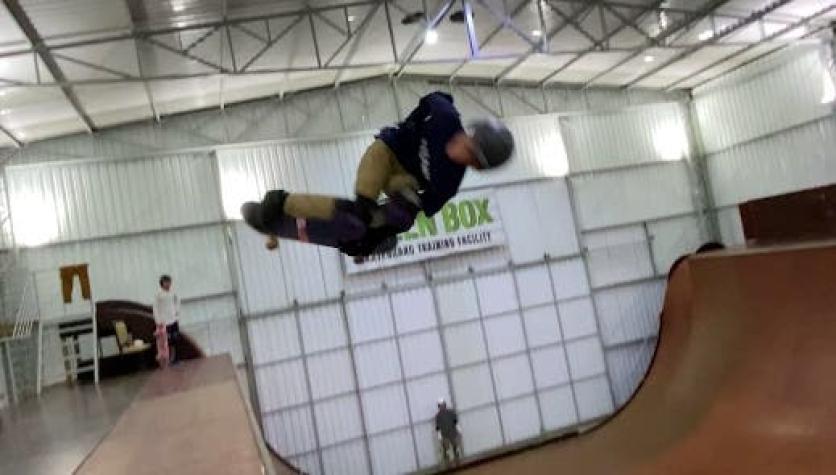 [VIDEO] Skater de 11 años logra realizar un giro de 1080 grados