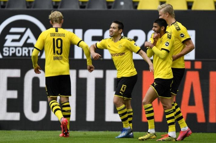 Distancia social en el marcador: Borussia Dortmund golea al Schalke 04 en regreso de la Bundesliga