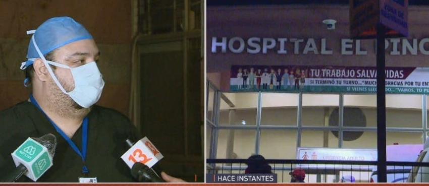 Denuncian saturación de pacientes en Hospital El Pino: "Las 31 camas UCI están ocupadas"
