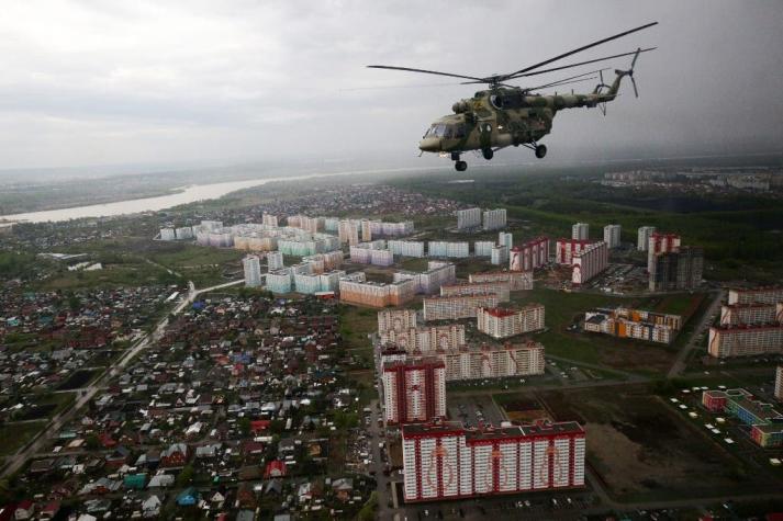 Se estrella helicóptero militar cerca de Moscú provocando la muerte de sus ocupantes