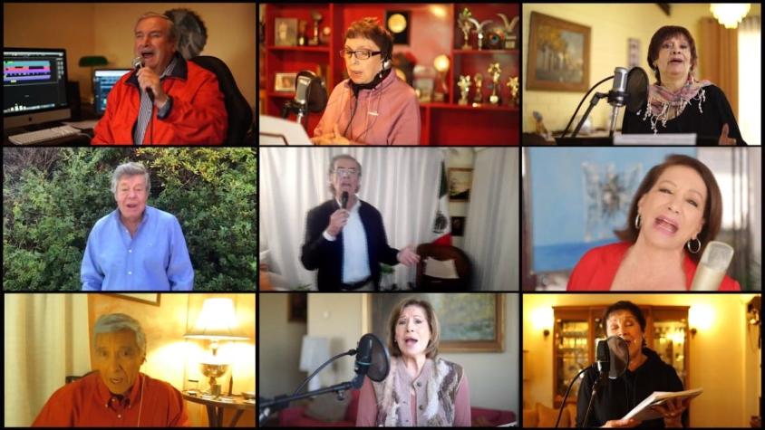 [VIDEO] "Volver a empezar": Artistas de la "Nueva Ola" interpretan himno de optimismo