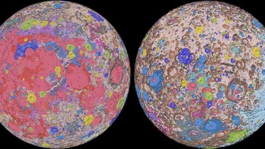 Qué revela el primer mapa geológico de toda la superficie de la Luna