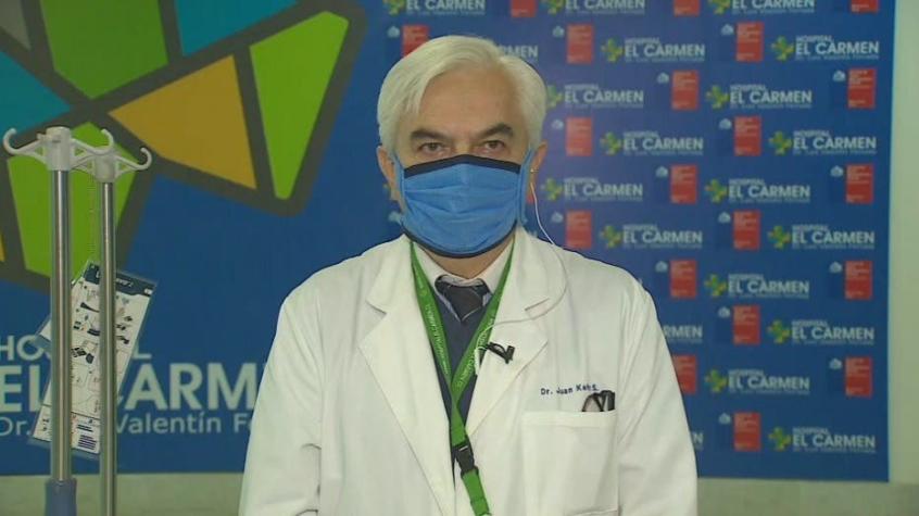 [VIDEO] Director Hospital El Carmen: "El esfuerzo que se hace hoy en los hospitales es descomunal"