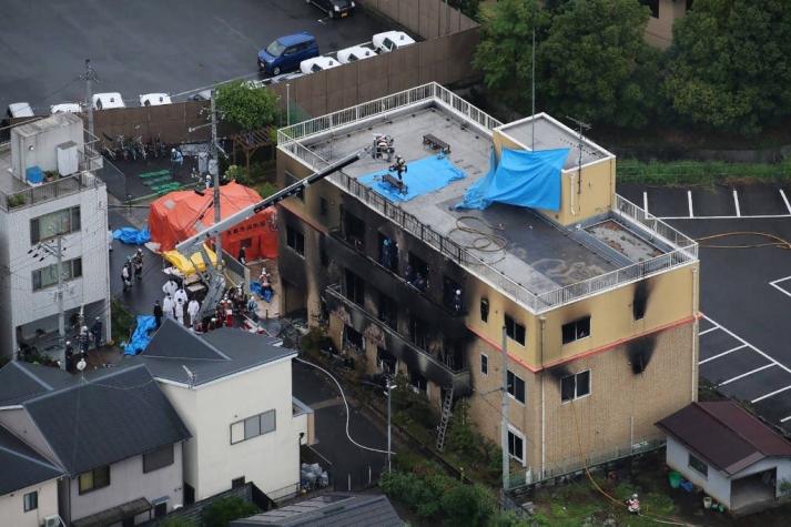 Policía detiene a sospecho del incendio a Kyoto Animation que dejó 36 muertos