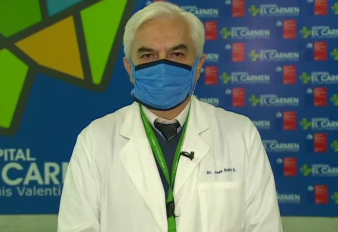 Director de Hospital El Carmen de Maipú da positivo por coronavirus