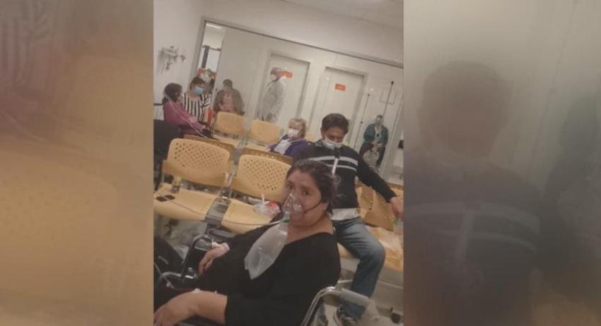 [VIDEO] Mujer de Cerro Navia esperó casi cuatro días en una silla de ruedas para ser atendida