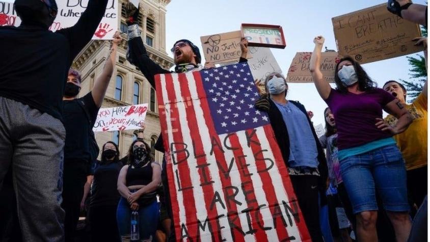 Nueva oleada de protestas estremece EE.UU. y lleva a un cierre de emergercia en la Casa Blanca