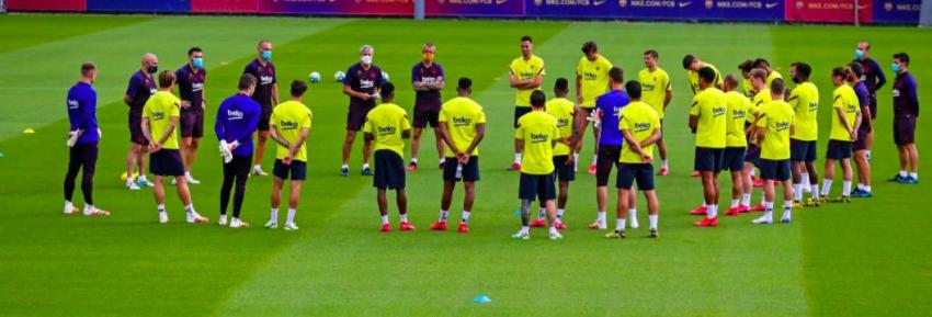 Así fue el primer entrenamiento de Arturo Vidal y todos sus compañeros en el FC Barcelona