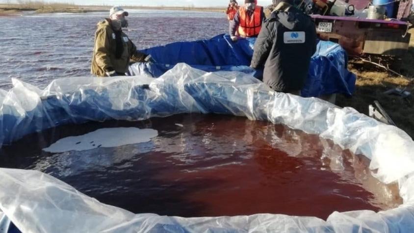 El desastroso derrame de combustible que puso en emergencia a una región ártica de Rusia