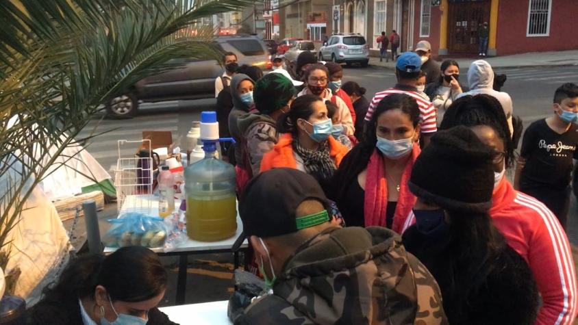 [VIDEO] Cancelan vuelo humanitario y colombianos siguen esperando frente al consulado