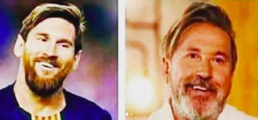 Ricardo Montaner se suma a los memes sobre su parecido con Messi y publica reveladora fotografía