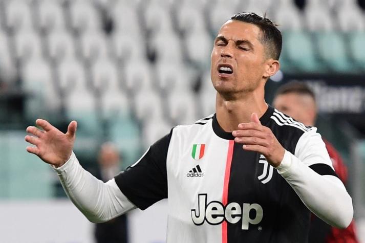 [VIDEO] El penal fallado por Cristiano Ronaldo ante el AC MIlan en la vuelta del fútbol italiano