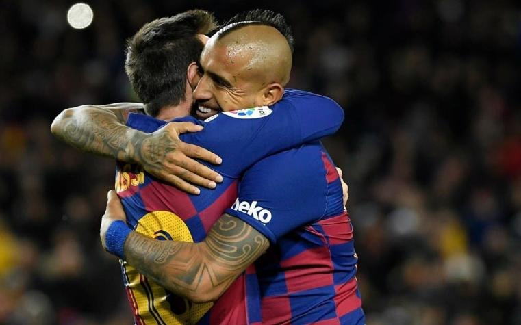 [VIDEO] ¡Volvió con todo! El golazo de Arturo Vidal en el retorno de la liga española