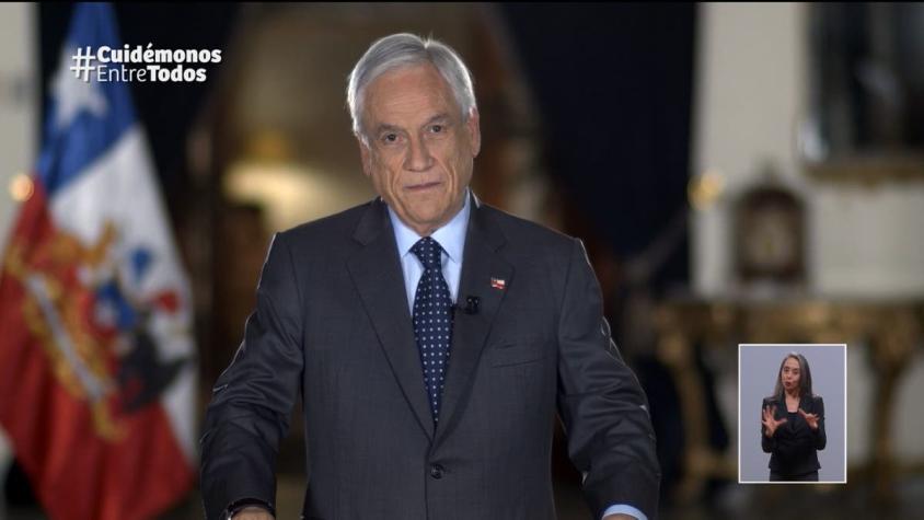 Piñera valora acuerdo por Plan de Emergencia y anuncia plan de recuperación económica post pandemia